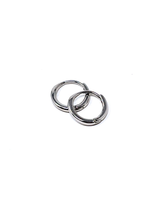 Coppia di mini hoops "Sofia Small” Silver - 333HOPE333