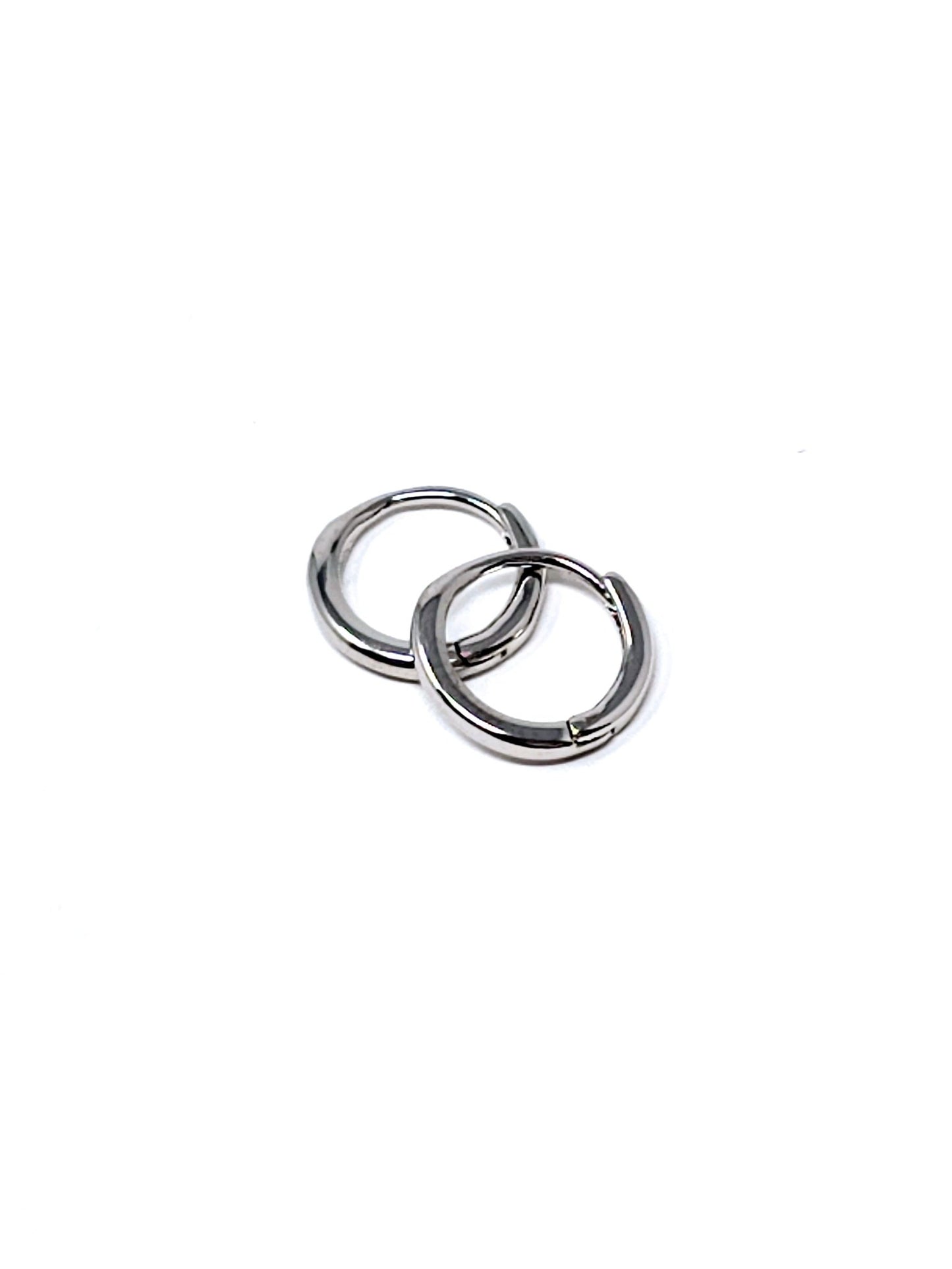 Coppia di mini hoops "Sofia Small” Silver - 333HOPE333