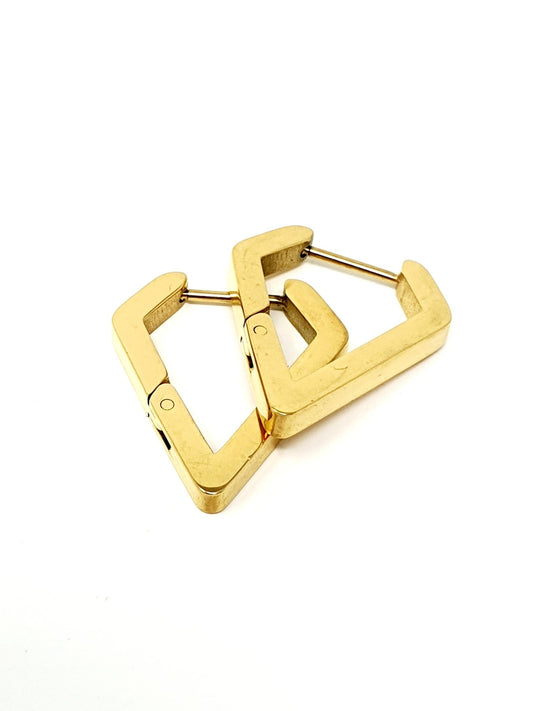 Coppia di orecchini “Concept Diamond” Gold - 333HOPE333