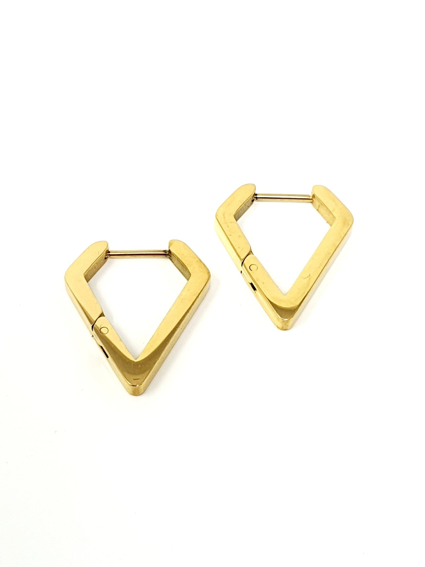 Coppia di orecchini “Concept Diamond” Gold - 333HOPE333