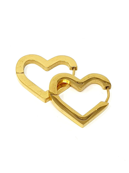 Coppia di orecchini “Concept Heart” Gold - 333HOPE333