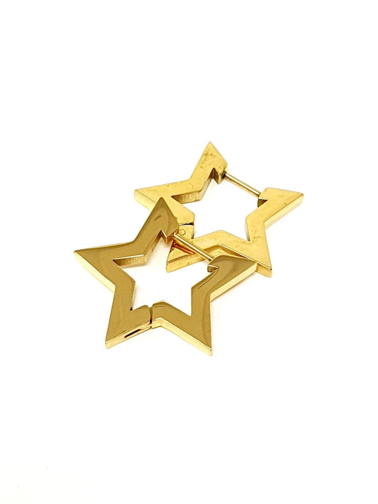 Coppia di orecchini “Concept Star” Gold - 333HOPE333