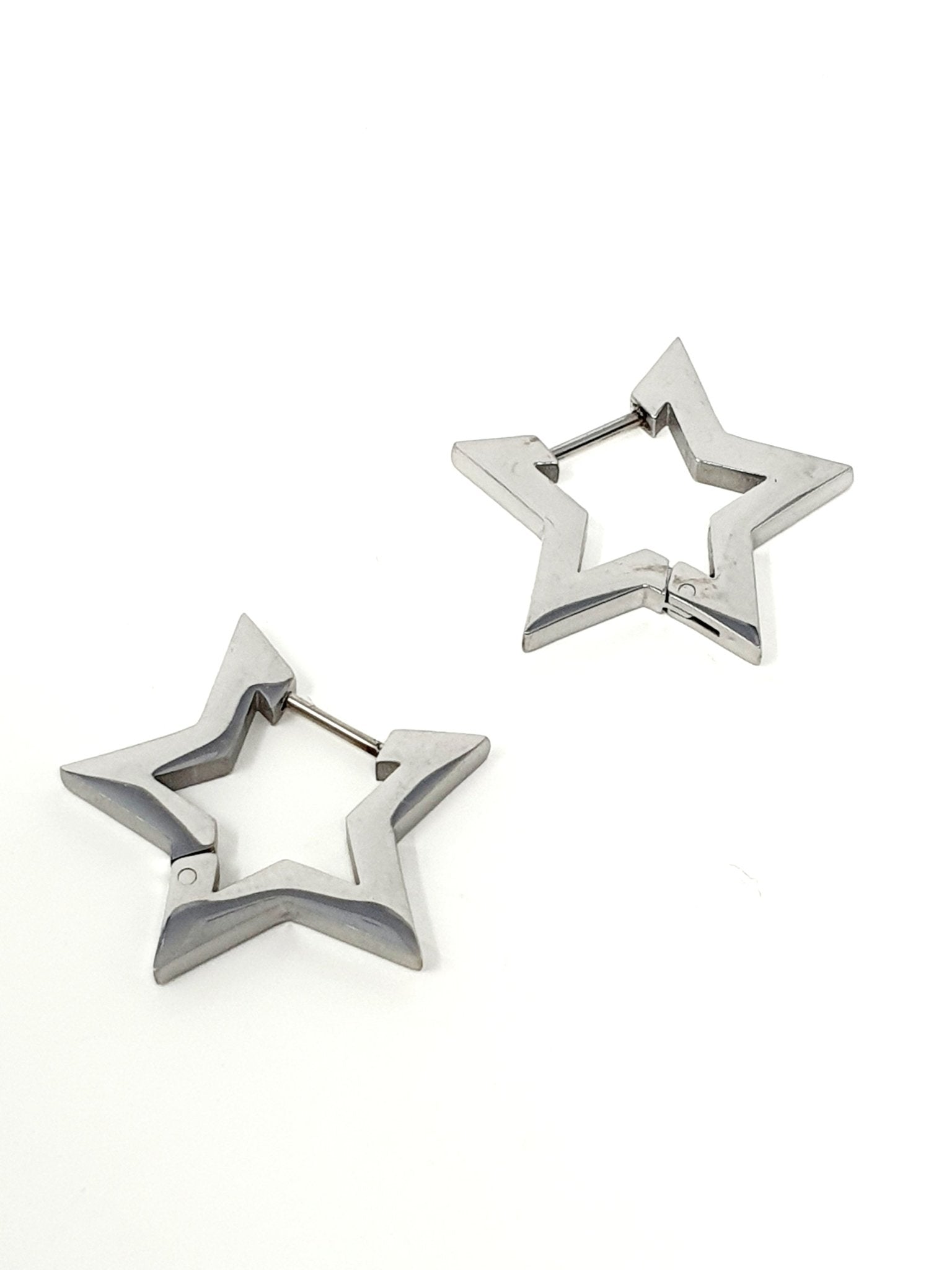 Coppia di orecchini “Concept Star” Silver - 333HOPE333