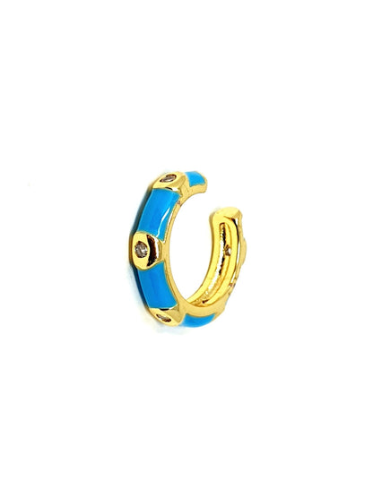 Ear cuff “Positano” Gold & Turchese - 333HOPE333