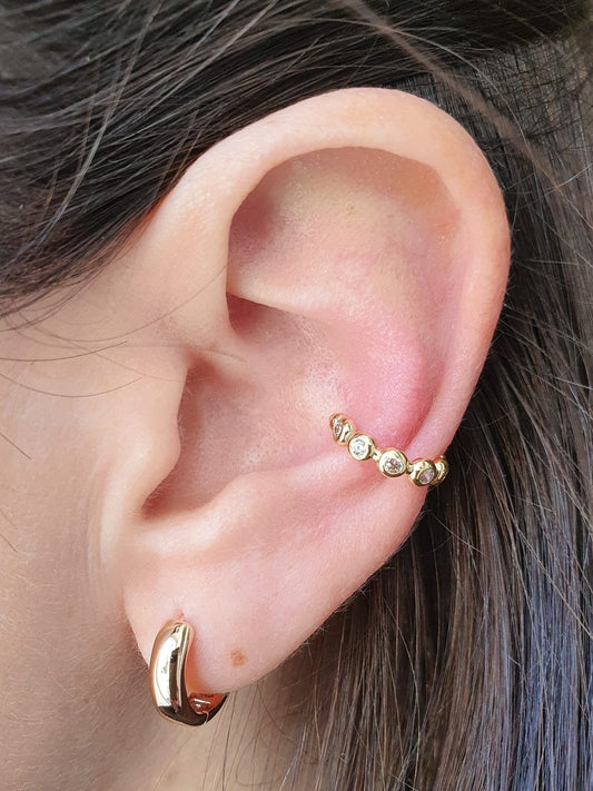 Ear cuff “Roby” Gold - 333HOPE333