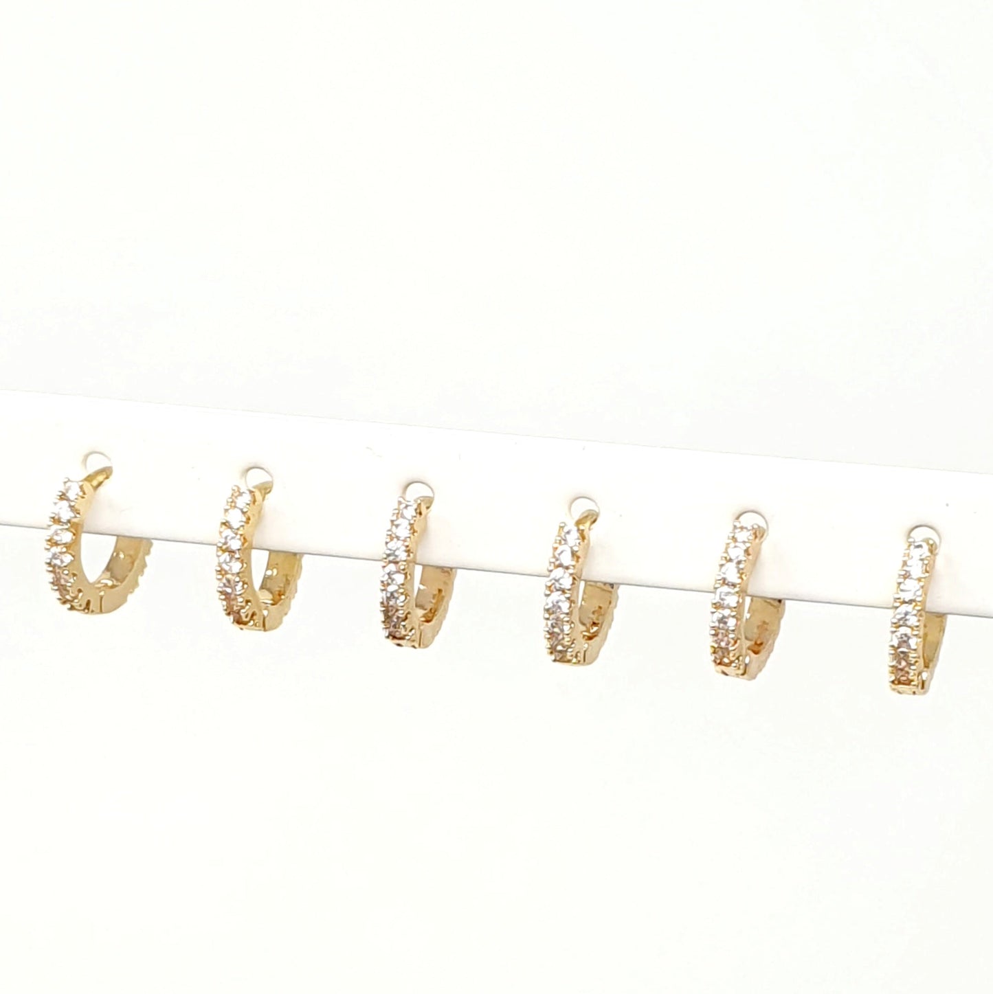 Set di 6 mini hoops “Zahara" Gold - 333HOPE333
