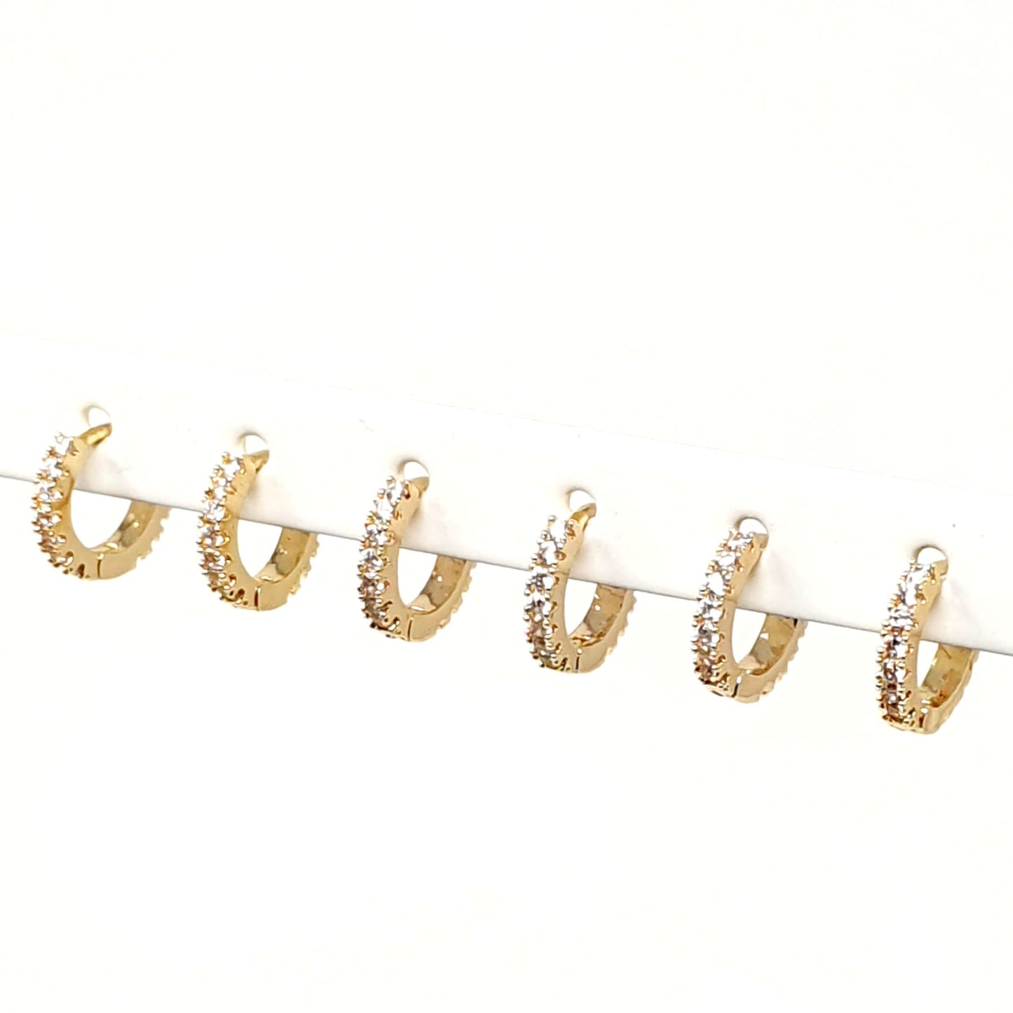 Set di 6 mini hoops “Zahara" Gold - 333HOPE333