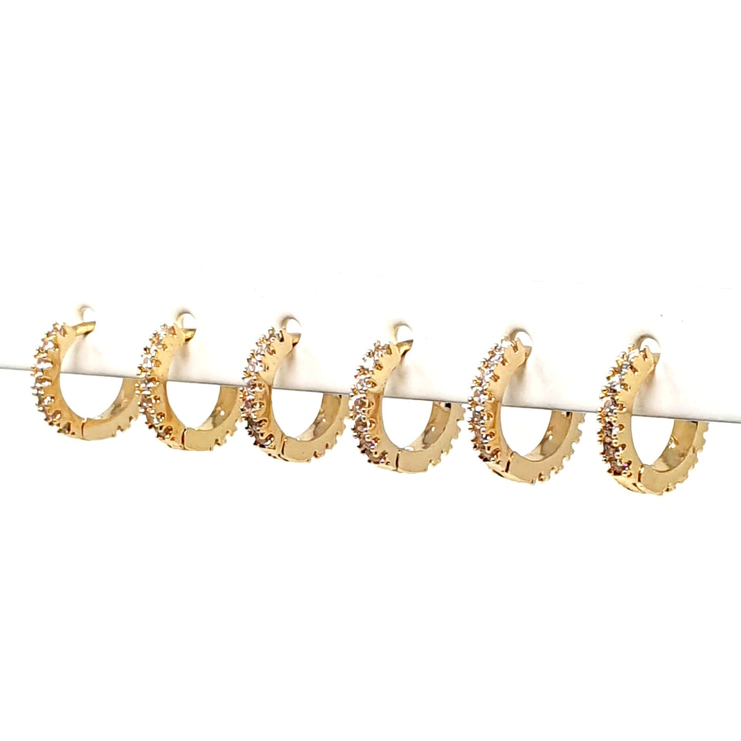 Set di 6 mini hoops “Zahara" Gold - 333HOPE333